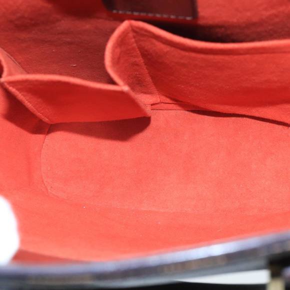 LOUIS VUITTON Damier Ebene Thaliasaw Hand Bag N51284 LV Auth 91558 - Picture 10 of 16